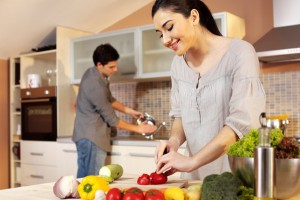 COUPLE IN KITCHEN