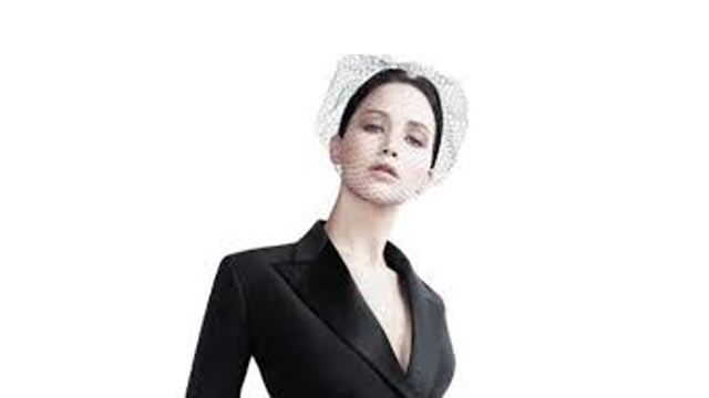 Jennifer Lawrence Goes Barefaced For Miss Dior